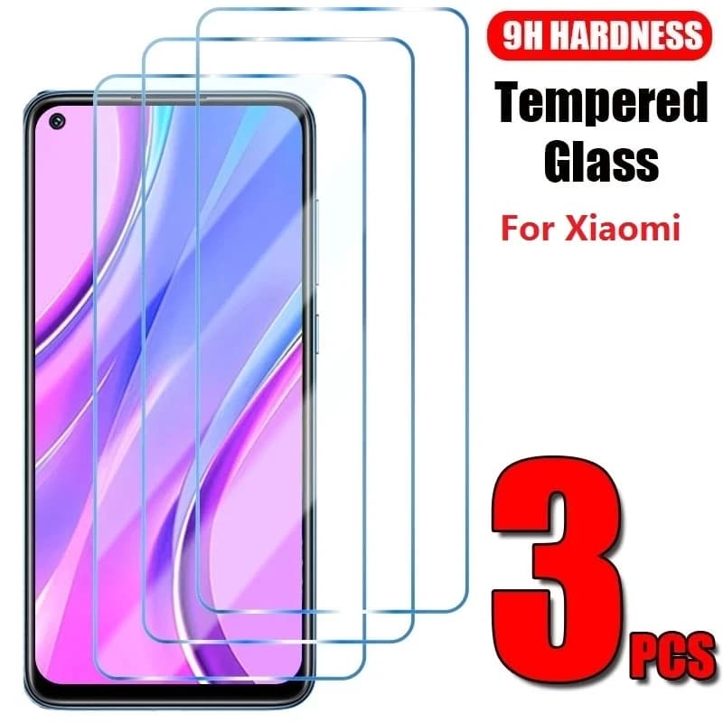 3Pcs Tempered Glass For Xiaomi Redmi Note 11 12 Pro Plus 5G 9S 10S 11S Note 10 9 8 Pro 10C 9A 8 Screen Protector