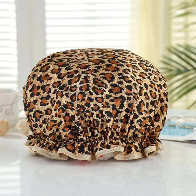Waterproof double shower head, hair shampoo, bathroom, headdress for makeup