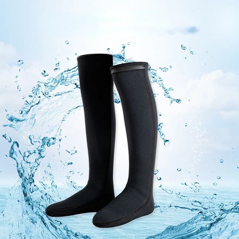 3mm dive socks Neoprene-anti-slip beach socks for Snorkel Swim man woman long socks dive high elasticity