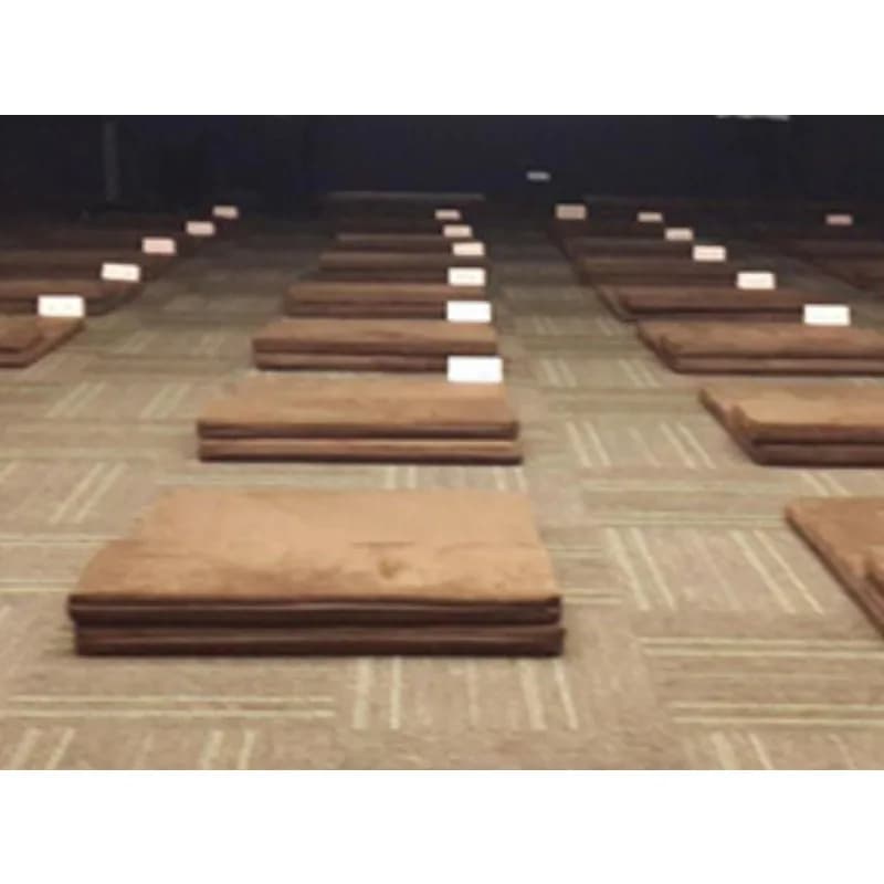 Factory Direct Shipment Ergonomic Round Meditation Pouf Cushion New Chinese Style With Natural Coir Inner Core