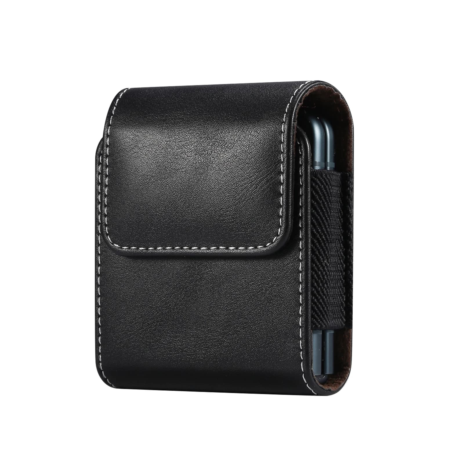 Fashion Leather Belt Flip Case For Motorola Razr 40 50 60 Ultra Razr 2023 2024 2019 Plus Folding Cover