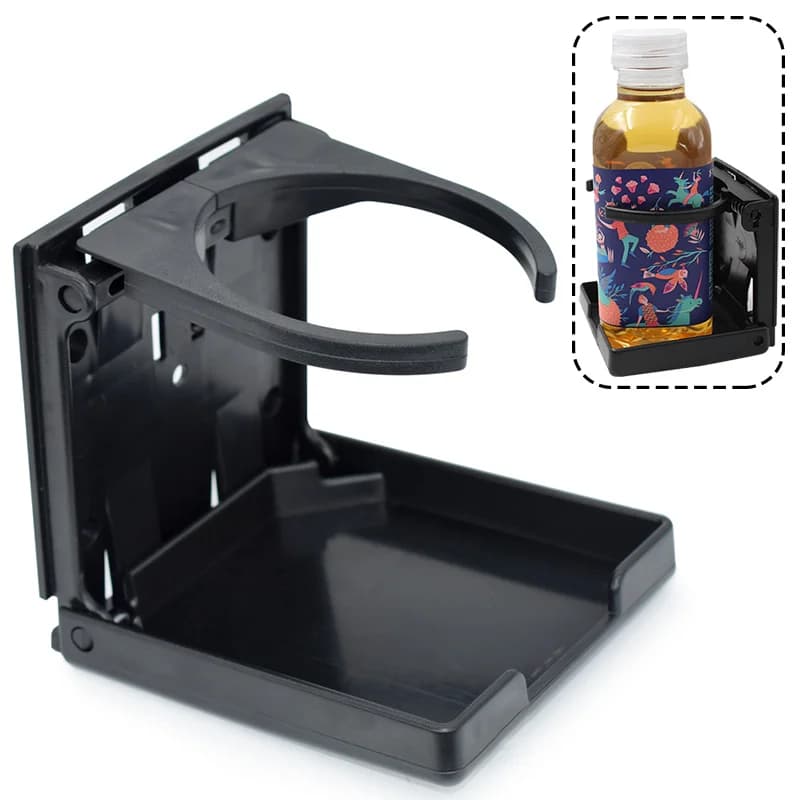 Portabicchieri portatile per auto Portabevande pieghevole Supporto universale per bottiglie d'acqua per accessori auto per barche per camion per auto