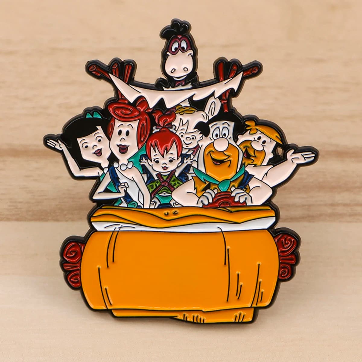Cartoon Family Glazed Spill dinosaur badges on clothes backpack pin Spille Funny Jewelry Accessories cosplay Toys Gift