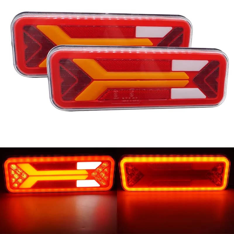Nuovo fanale posteriore a LED freno dinamico stop indicatore di direzione fendinebbia posteriore per camion autobus rimorchio camion riflettore fanale posteriore per retromarcia