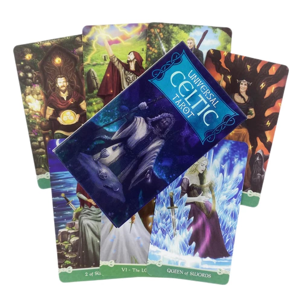 Carte dei tarocchi celtici universali mazzo di divinazione versioni inglesi edizione Oracle Board Playing INK Table Game For Party