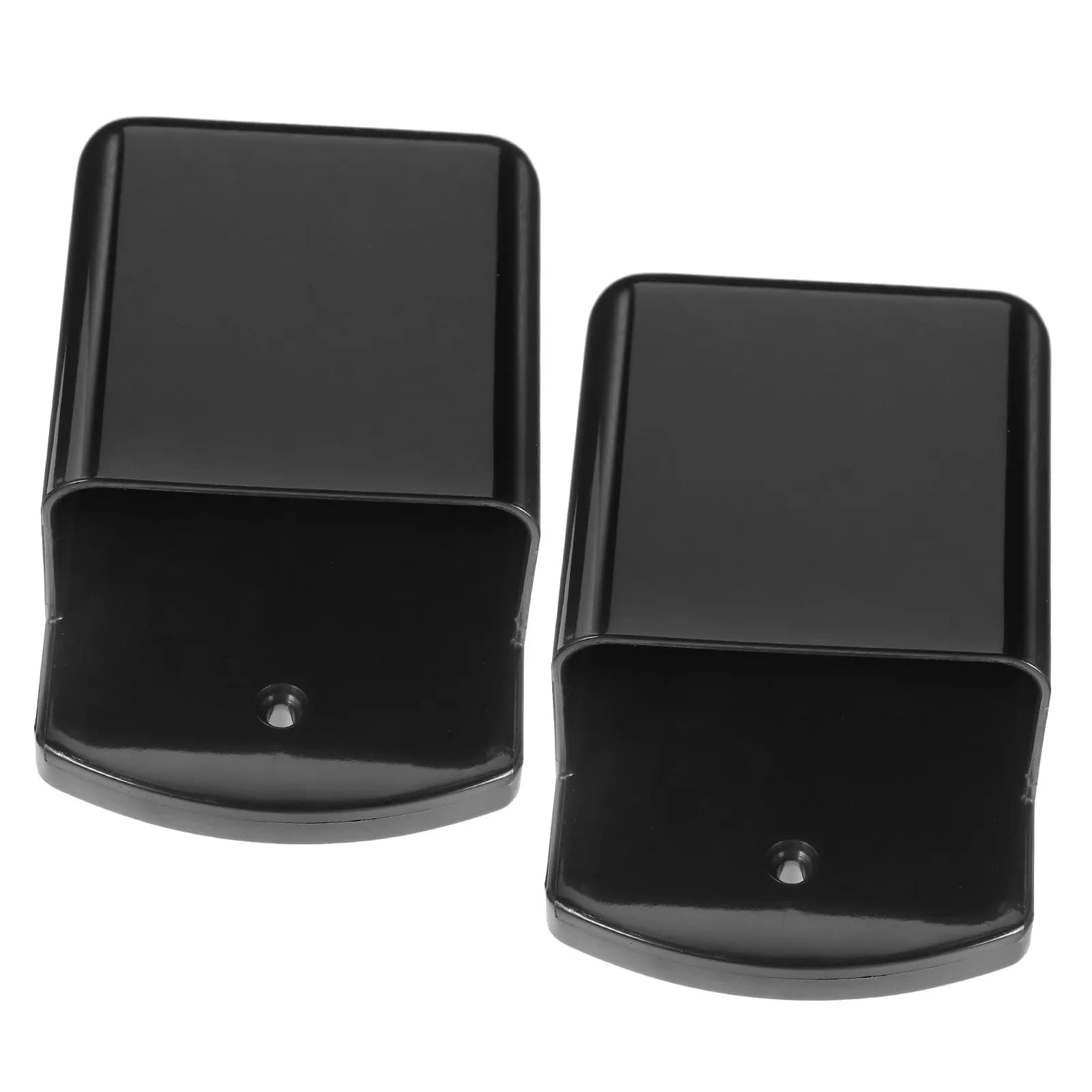 2Pcs Wall Mounted Remote Controller Holder No Drilling Punch Free Organizer for TV Ac Fan Remote Storage Box Home Bedroom Office