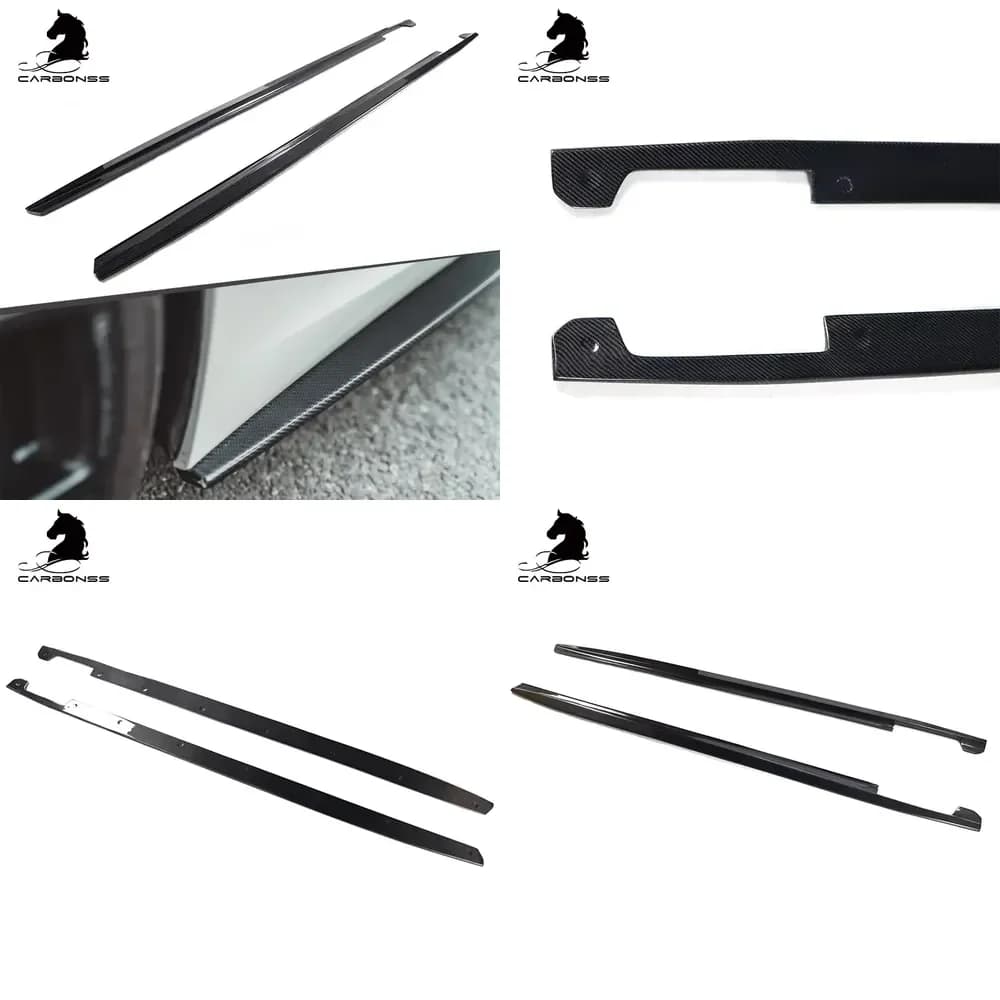 Minigonne laterali in fibra di carbonio CT M Sport Performance Upgrade, kit carrozzeria per tuning esterno per Serie 3 G20 2019+