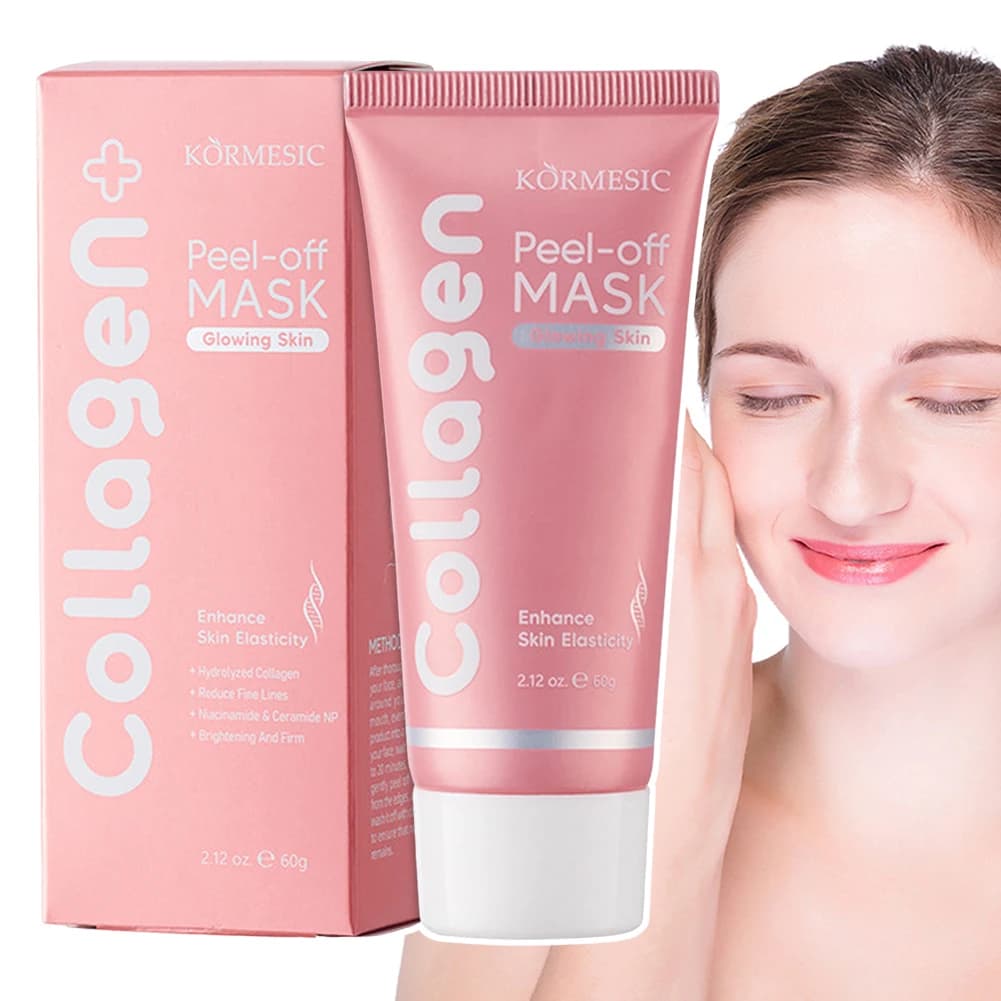 60 g night collagen peel-off mask, mask for the minimization of collagen pores for deep cleansing, moisturize and illuminate complesion for skin care