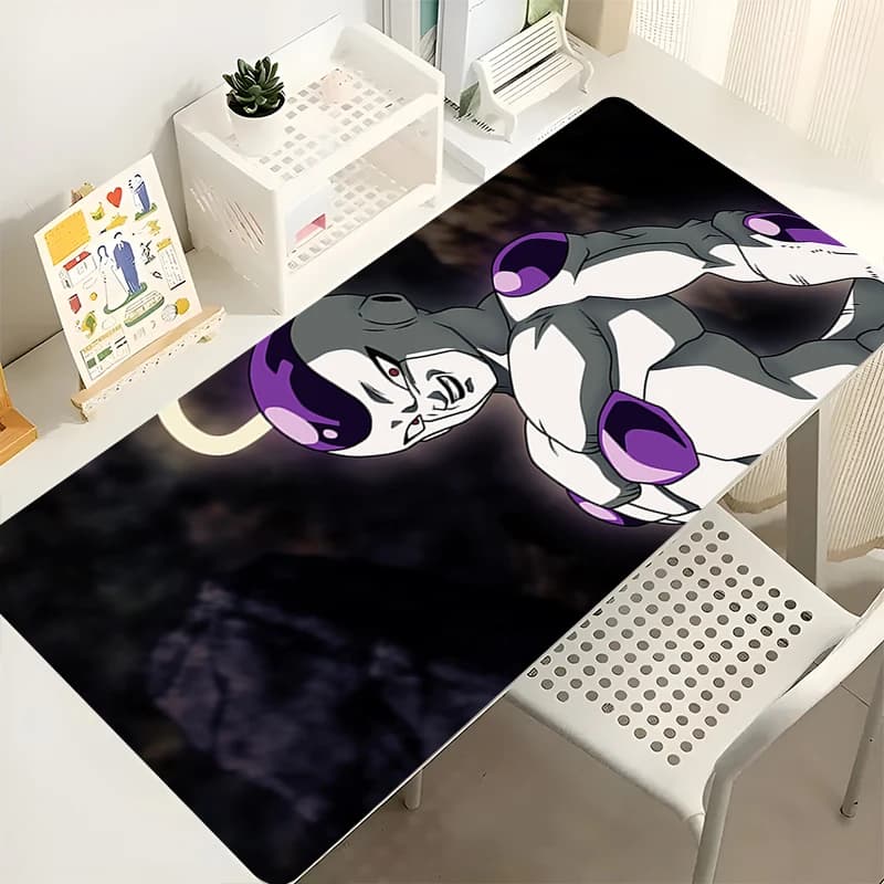 Laptop Mouse Mat Office Cabinet Keyboard Play Desk Mat Large HD Mouse Mat Extended Rubber Anti-slip Dragon Ball Frieza