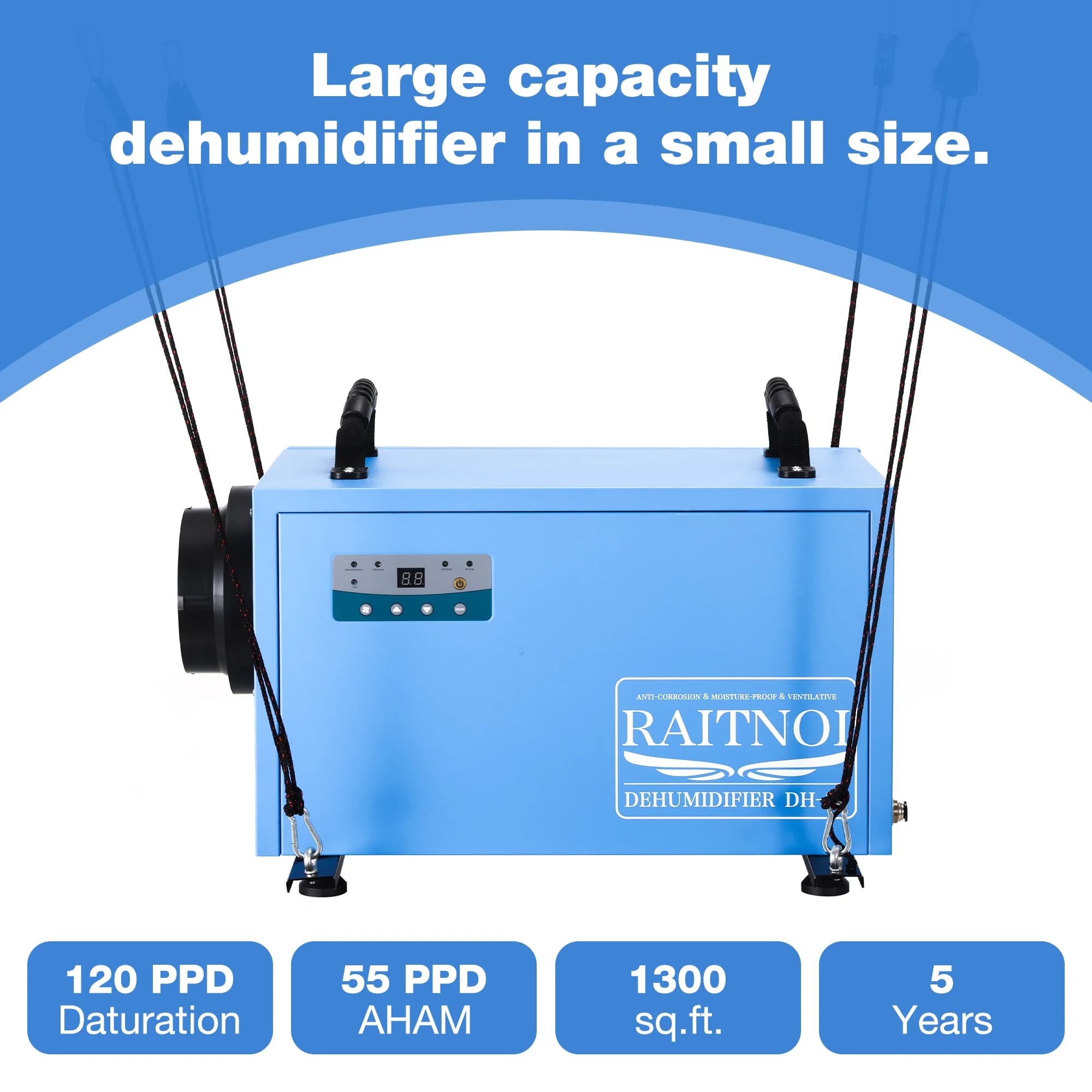 Deumidificatore portatile caldo Deumidificatore industriale Crawlspace Deumidificatore commerciale