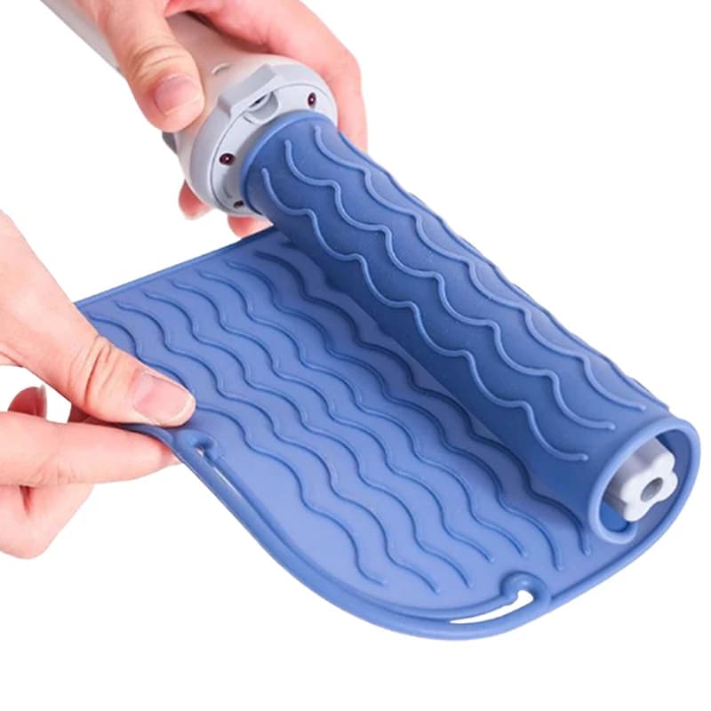 Portable Silicone Heat Resistant Hair Plate Insulating Bigodin Pad Non-slip Mat Anti Heat Tool for Styling Hair for Travel