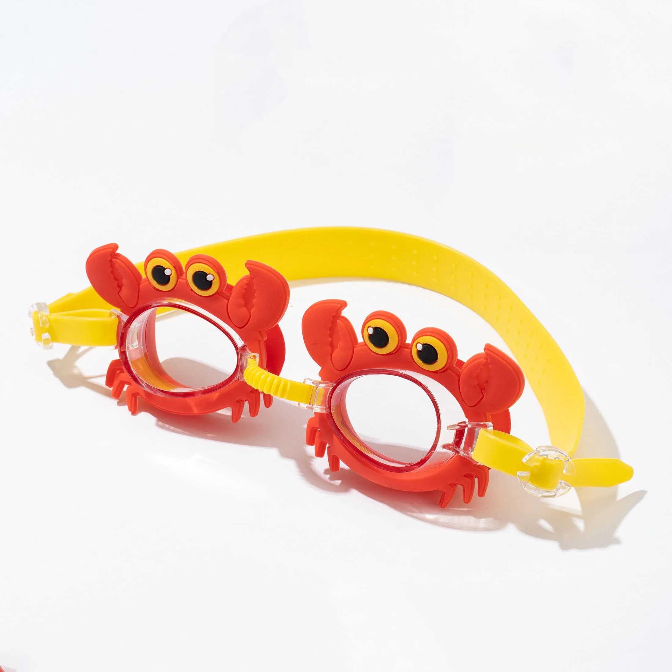Diving glasses for children in the shape of crab Swimming glasses for children Adjustable glasses waterproof anti-fog