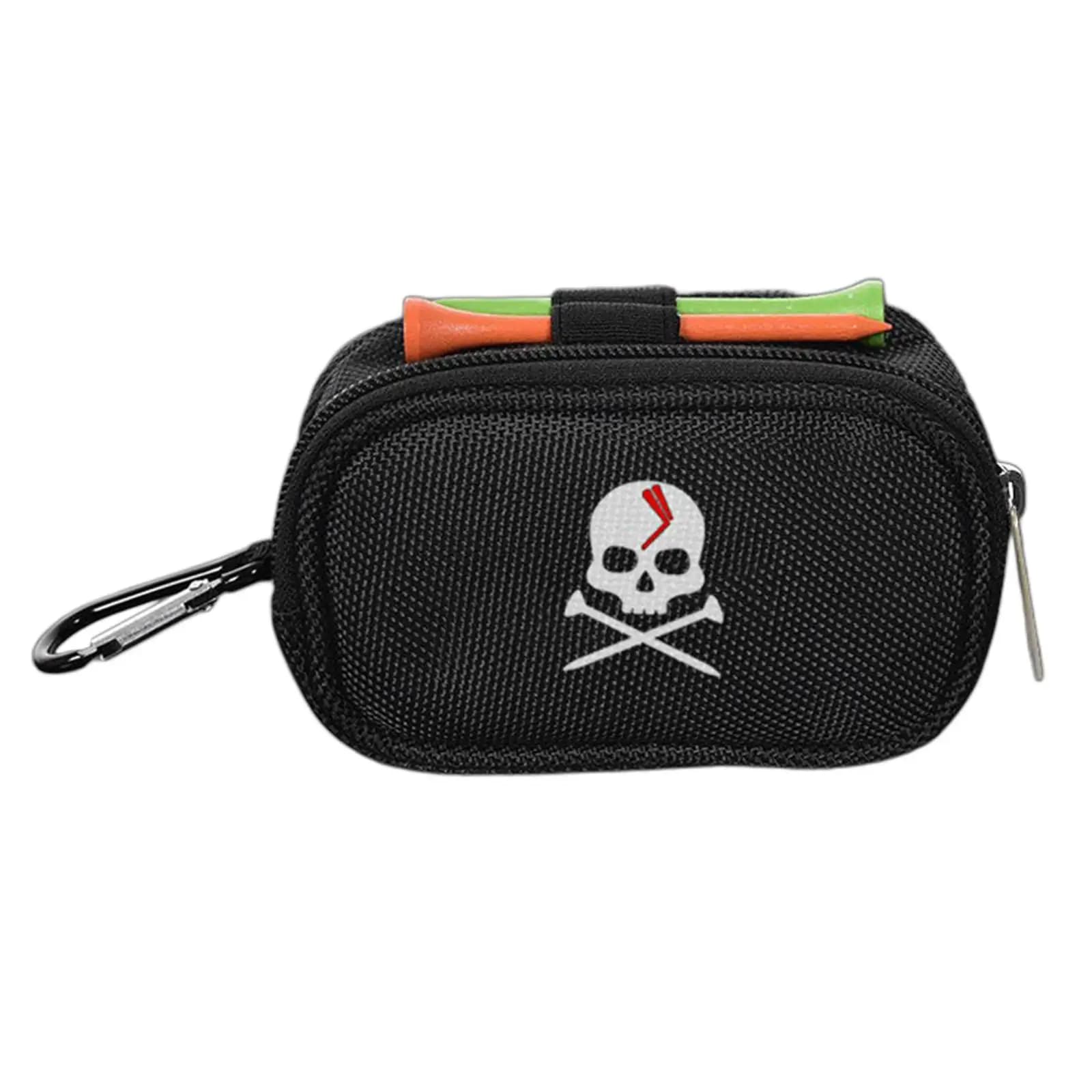 Borsa Porta Palline da Golf con Cerniera, Porta Tee da Golf, Borsa da Cintura, Porta Attrezzi Portatile per Riparazione Golf, Accessori per Mazze da Golf