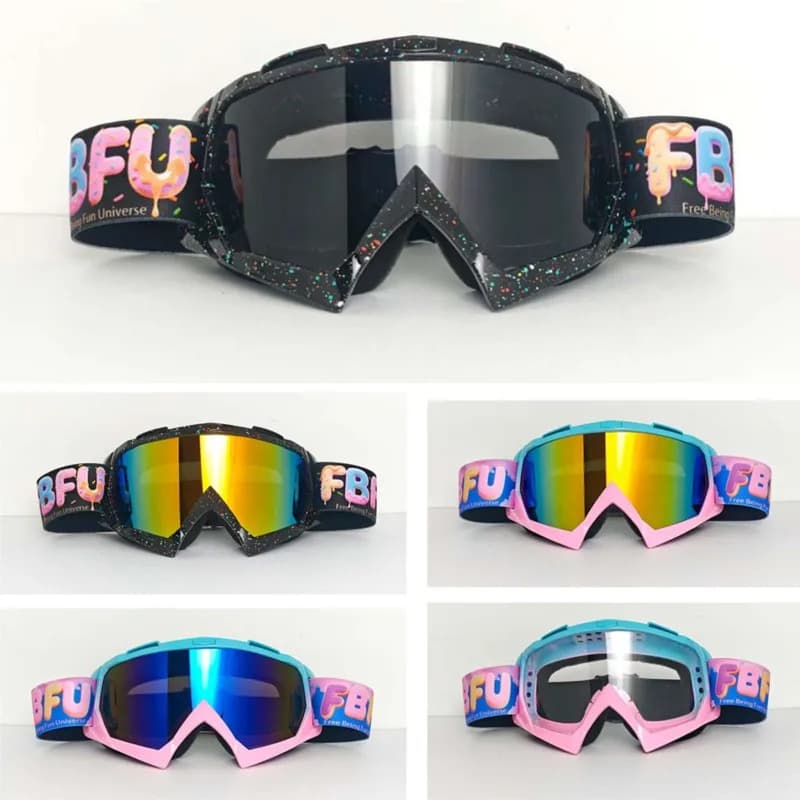 New Ski Motorcycle Goggles Night Riding Mudproof Wind Dust Protection Great Gift for Outdoor Enthusiasts