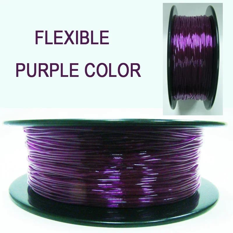 Flexible TPU Filament for 3D Printer, Soft Material for Air Model Printing, 1.75mm, Flex Diferent Cane, Shimano Modelling