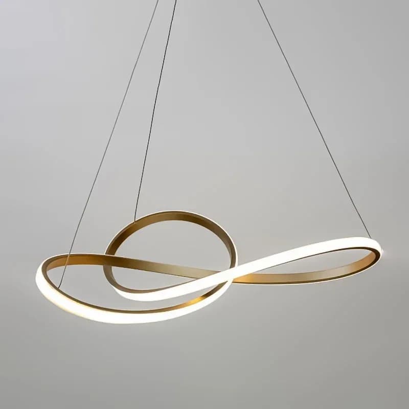 Post-modern minimalist creative ring Nordic living room dining bar bedroom children's room hotel round art pendant lights