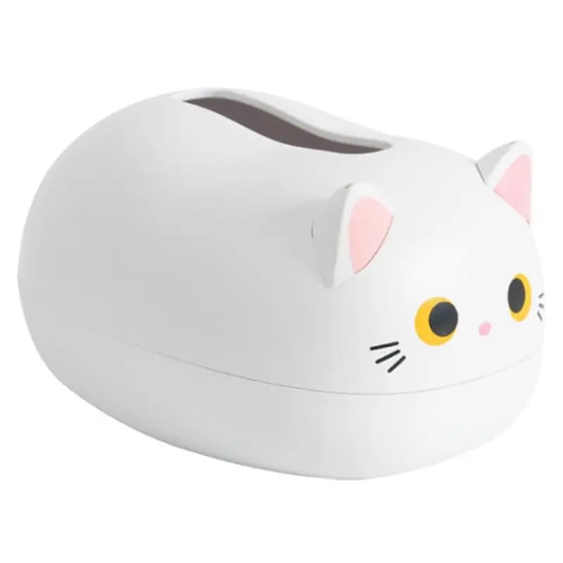 AT84-Cute Scatola porta tovaglioli da soggiorno, Contenitore per carta da cucina, Porta carta igienica da scrivania per bagno e dormitorio