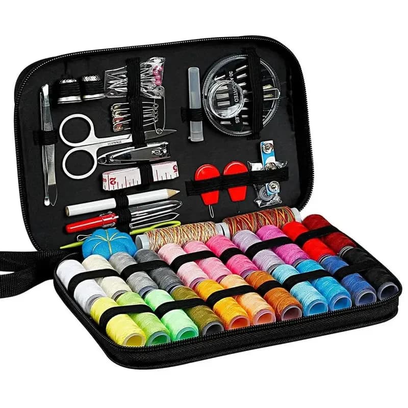 Set da Cucito Fai-da-Te per Casa, Kit Multifunzione con Accessori per Ricamo, Filo, Quilting e Cuciture