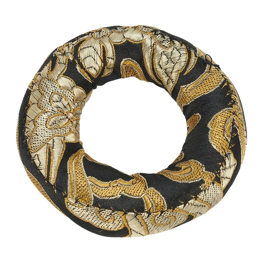 Silk Cushion Pillow Buddha Sound Bowl Pad For Tibetan Singing Bowl In Nepal Bowl Cushion Embroidered Handcrafts Random Color