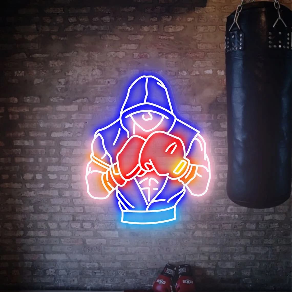 Boxe Neon Sign Boxing Gym Room Decor Custom Led Bar Sign Gaming Room Decor Boxing Wall Art Gift For Boyfriend