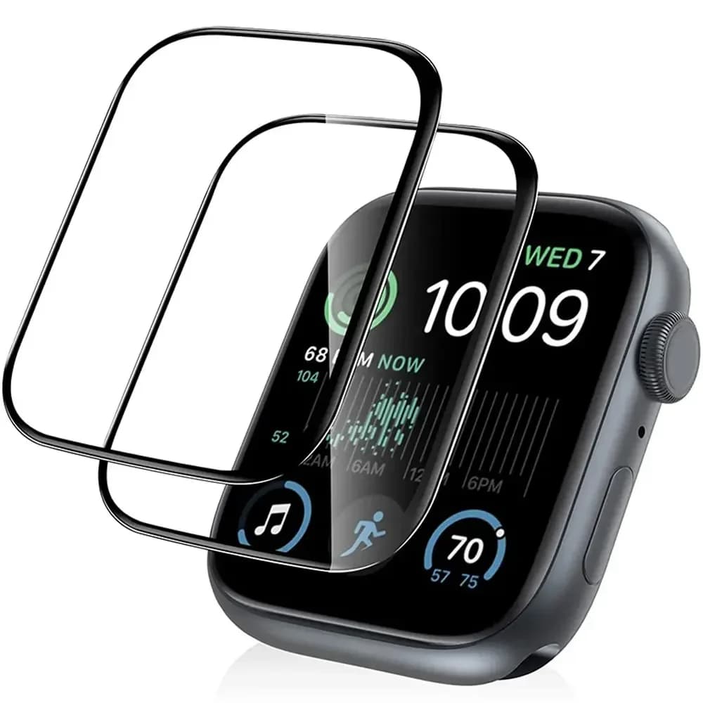 Proteggi schermo completamente curvo per Apple Watch Ultra 2 49MM non protettivo in vetro per Iwatch Series 9 8 7 6 5 4 SE2 40MM 41MM 45MM