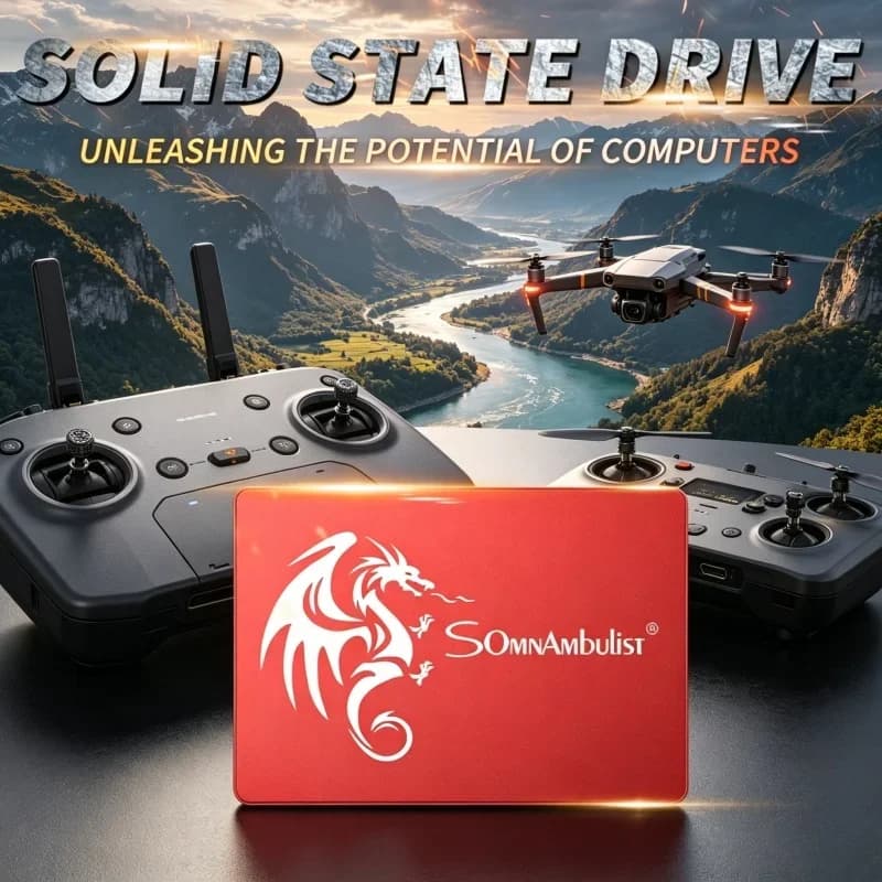 Budget 2026 New SomnAmbulist 2.5 Inch SATA III SSD 64GB-512GB with Fast Boot for Laptop All-in-one Computer