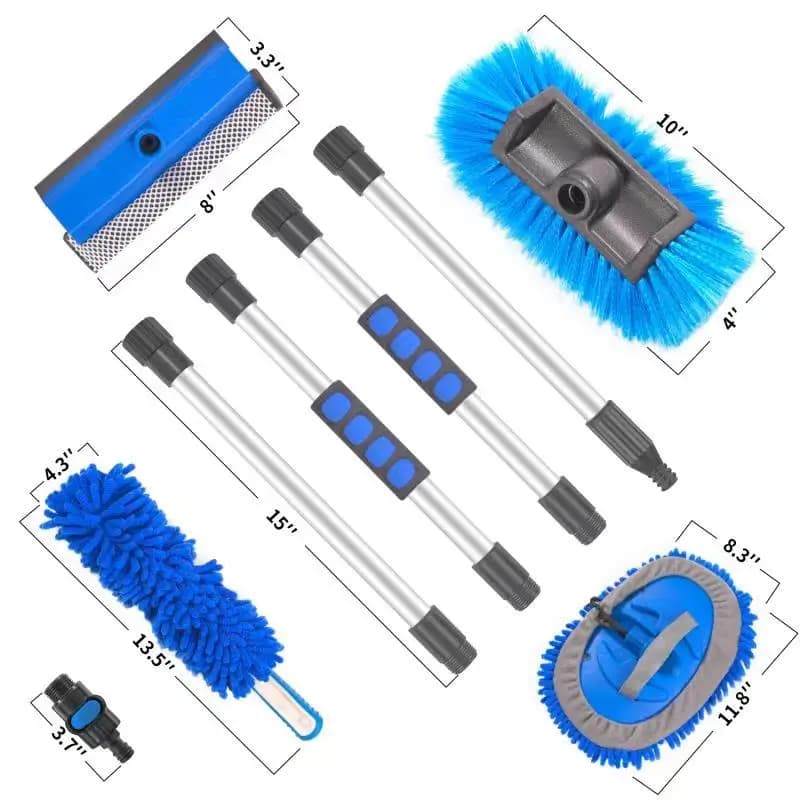 2025 new automatic telescopic auto with rod long spray water brush windshield automatic window cleaning cleaner for glasses washing tool
