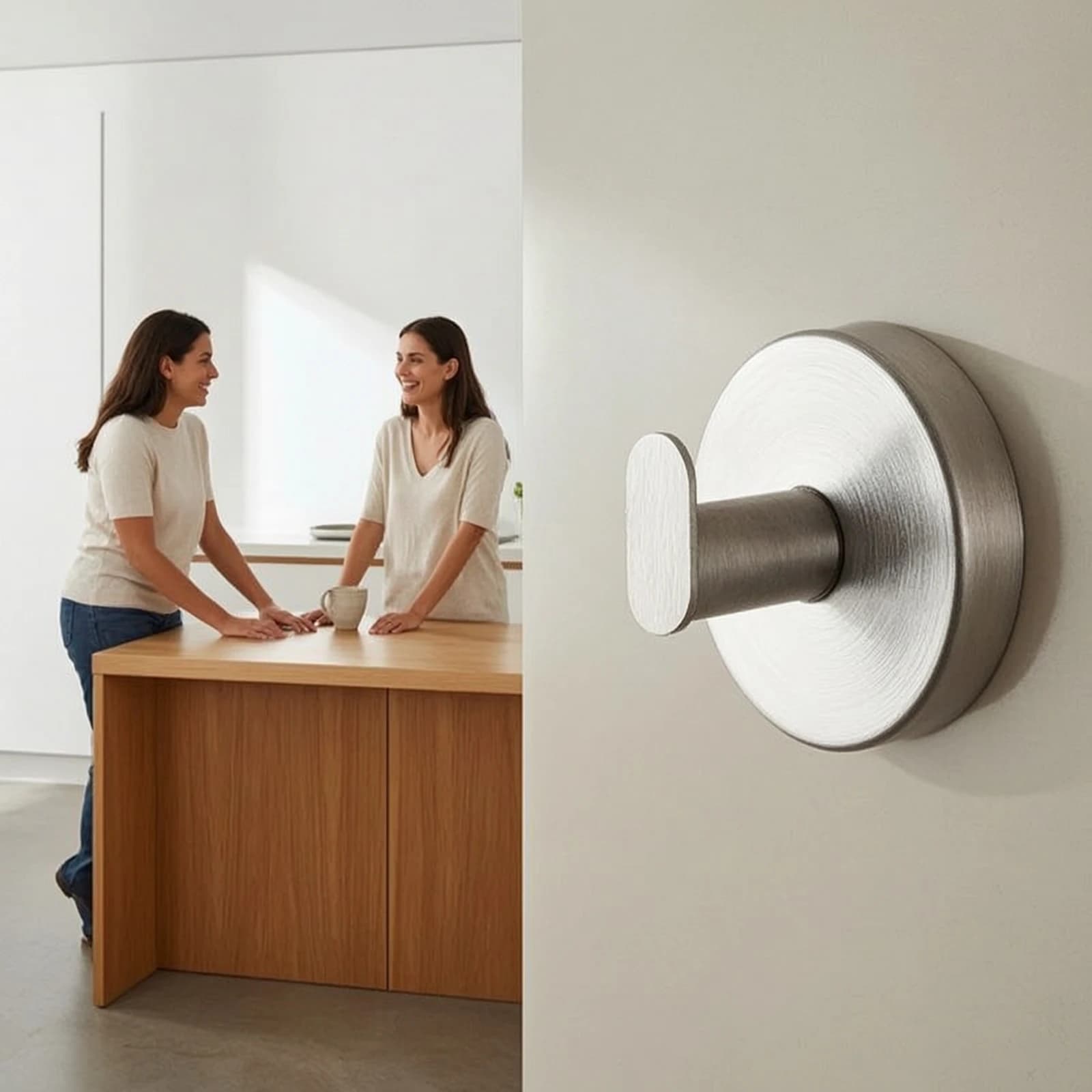 Towel Hook with Suction Cup Stainless Steel Suction Hook Rustproof Removable for Renters, Bathroom, Kitchen