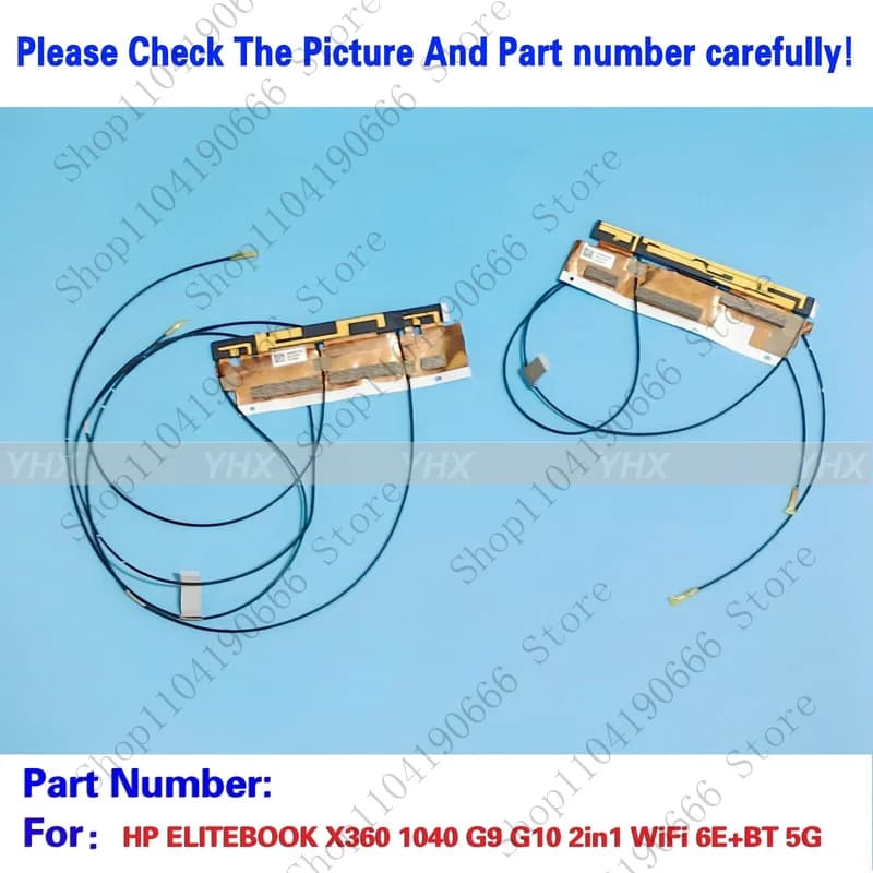 Componenti del computer portatile Nuovo Per HP ELITEBOOK X360 1040 G9 G10 2in1 WiFi 6E+BT 5G ANTENNA.