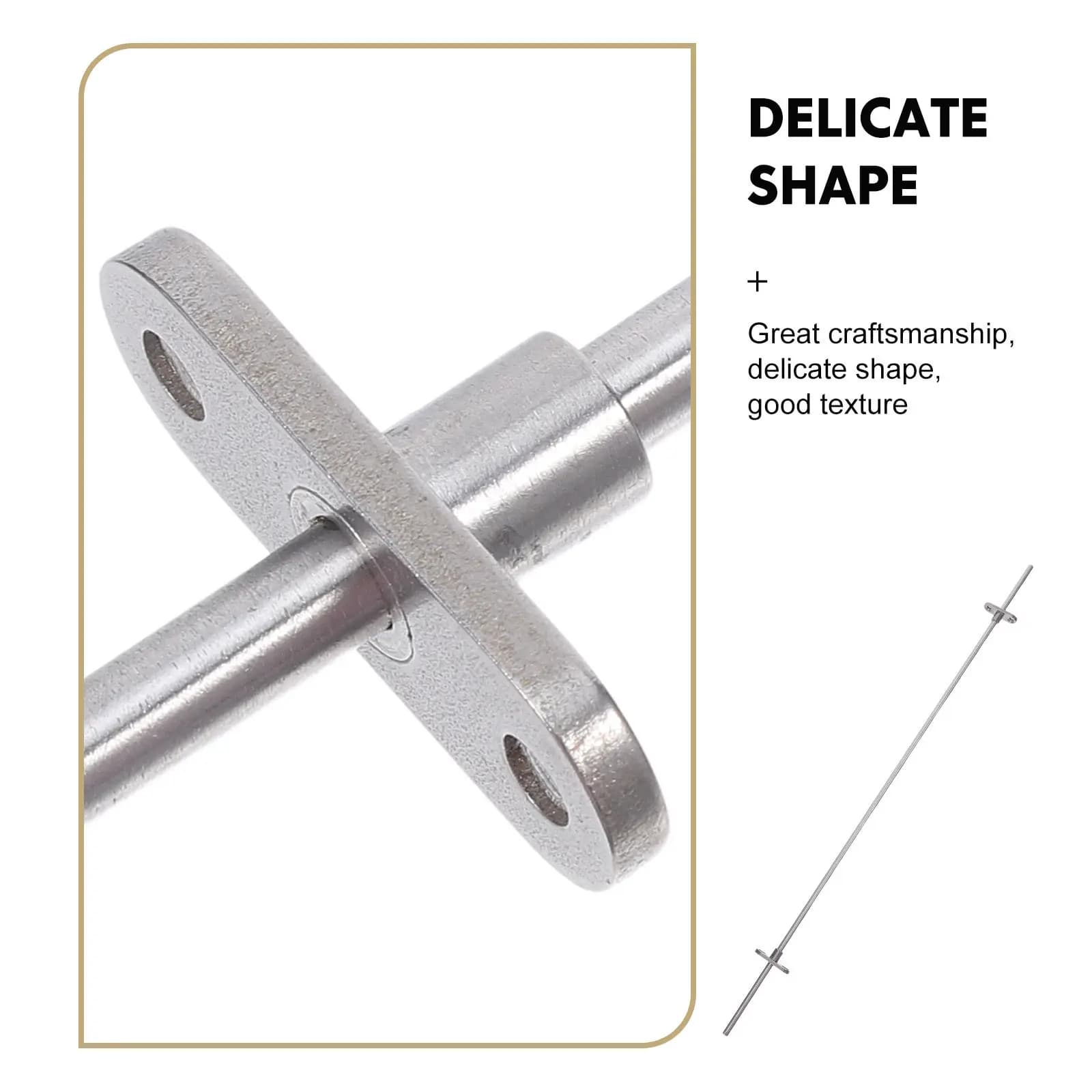 Barra Appendifogli in Acciaio Inossidabile da 50 cm per Cassettiere, Sostituzione Guide per Archivio, Asta di Supporto Resistente e Antiruggine