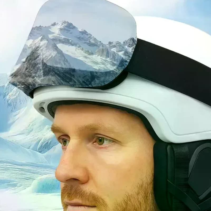 Copri Occhiali da Sci Elastico Antigraffio e Antipolvere, Protezione per Occhiali da Snowboard, Attrezzatura Protettiva per Sport sulla Neve