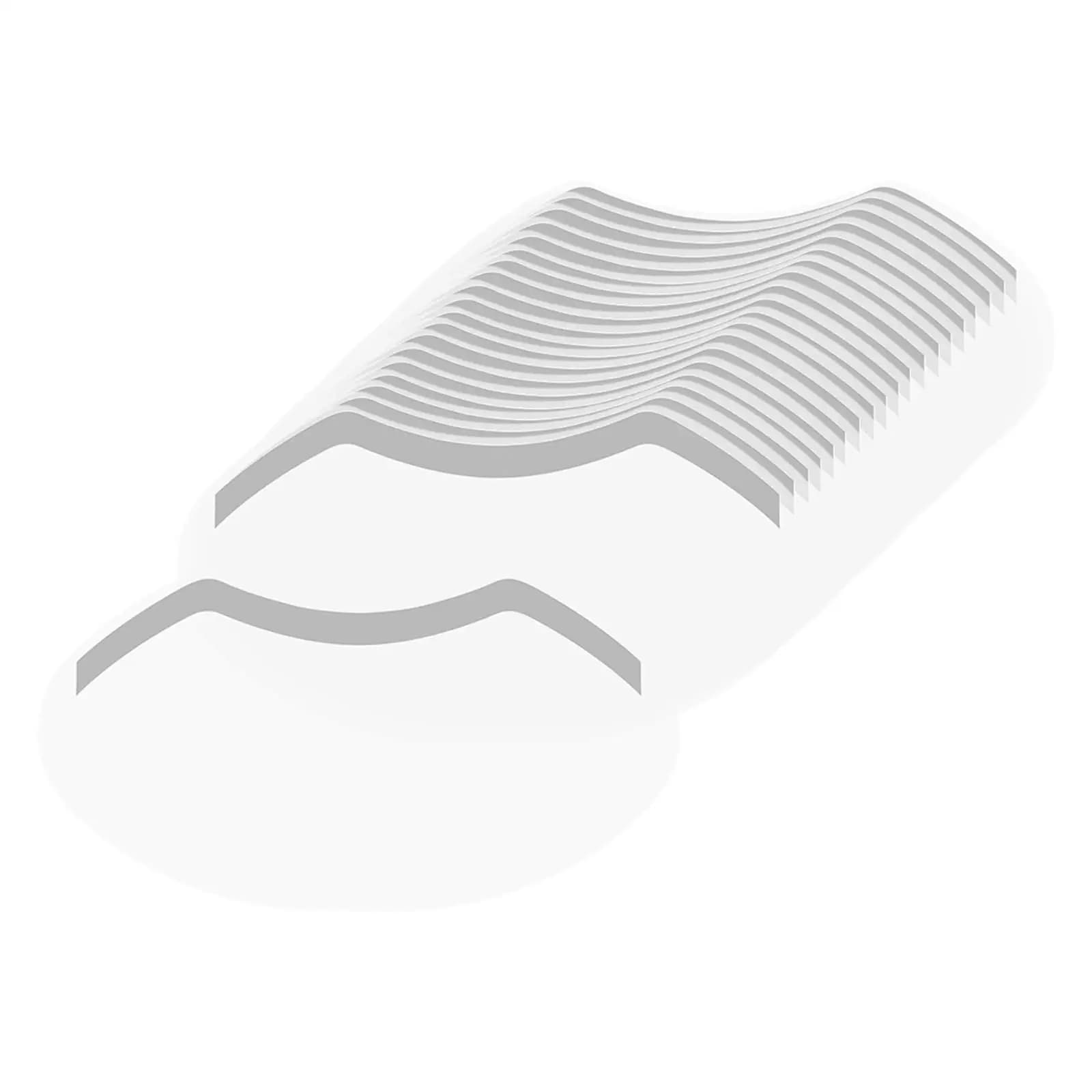 Transparent Face Shield for Haircutting Disposable PVC Visor Makeup Protector Forehead Sticker for Salon Hairspray Eyelash Work