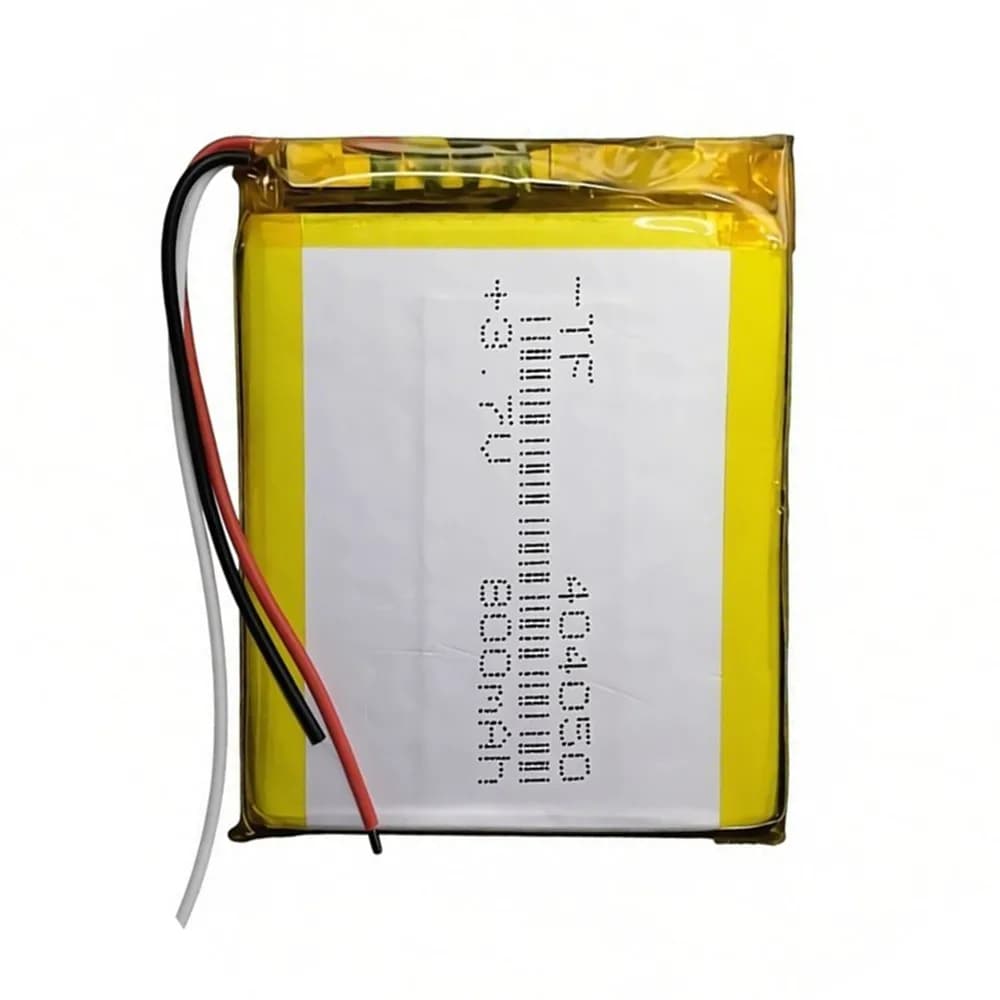 1-10PCS 404050 3.7V 800mAh 3 Wires Polymer Lithium Rechargeable Battery for Beauty Equipment GPS LED Lights Bluetooth Headset