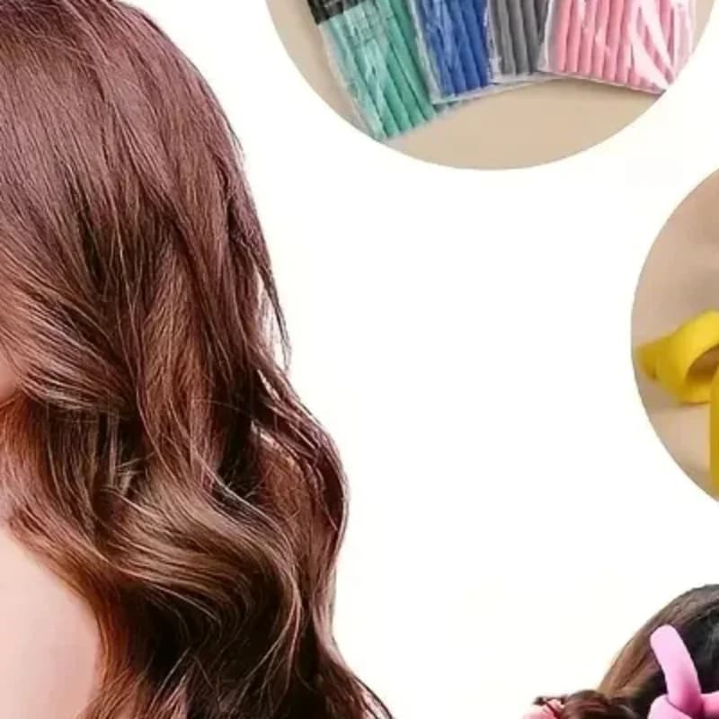 Brake for curling flexible hair Bigodini for hair Soft foam Bendy Twist Curls Flexible rollers Styling tools Hair roller without heat