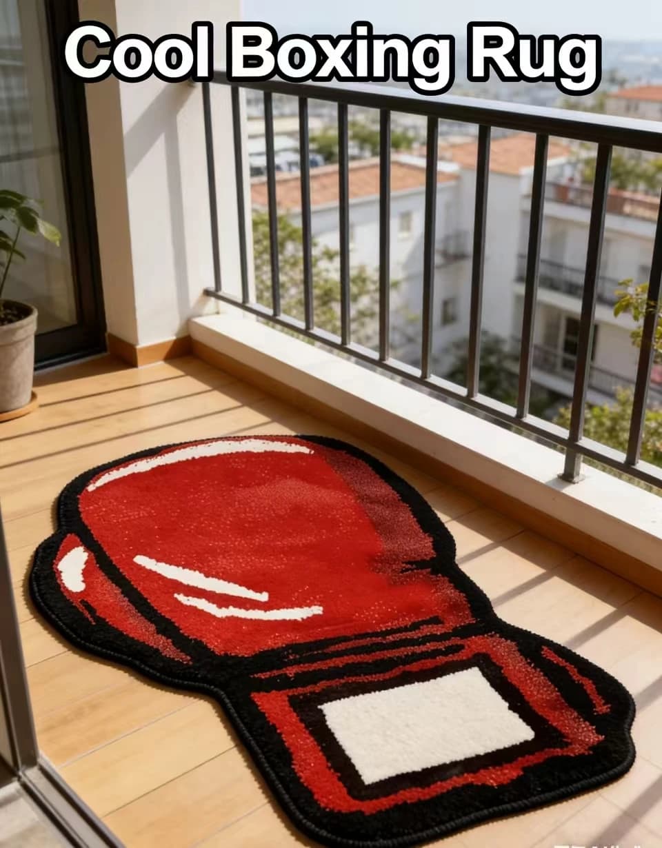 Pair of boxing gloves, plush carpet, gym mat and decorative carpet for the living room are all soft and delicate on the skin.