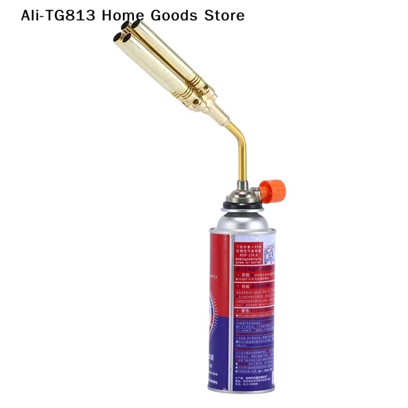 [TG813] Torcia a Gas Butano per Saldatura, Pistola a Fiamma per Brasatura, Lanciafiamme Portatile per Campeggio e BBQ, Pistola Termica per Saldatura