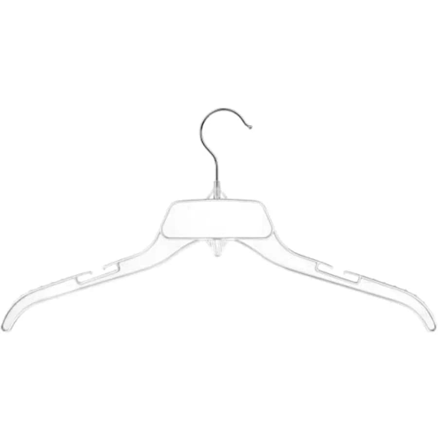 ™ Appendiabiti in Plastica - Robusti Appendiabiti per Vestiti - Versatili Ganci in Plastica per Organizzare Camicie, Vestiti e Altro