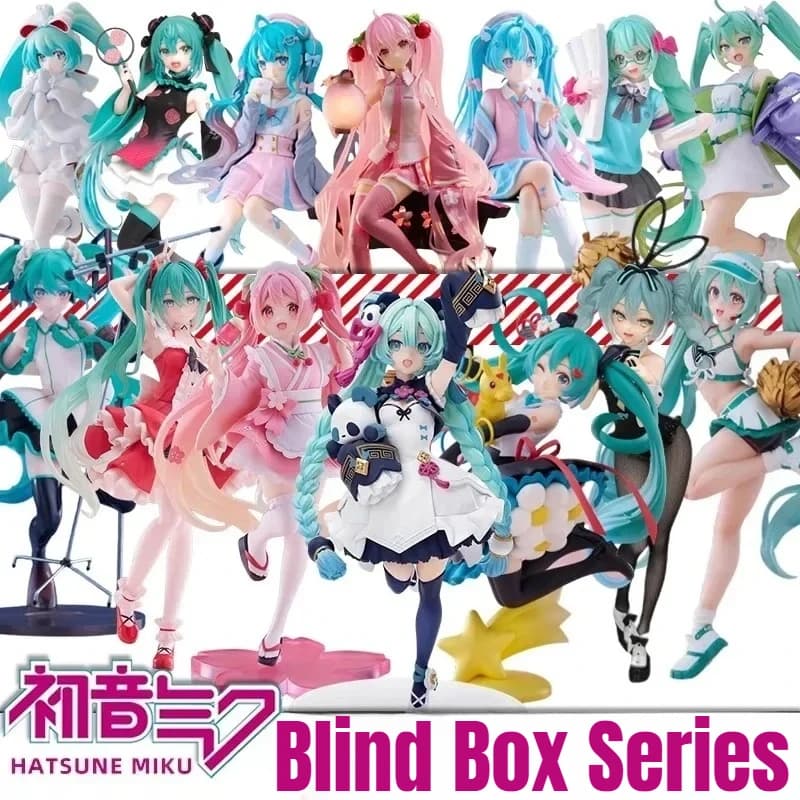 Nuova Serie Popolare 2026 Hatsune Miku: Blind Box a Sorpresa, Mini Bambola Chibi da Collezione in PVC, Giocattolo Regalo, Decorazione da Tavolo, Statuetta