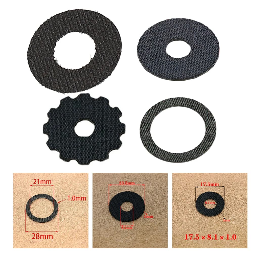 1mm Mulinello da pesca Pastiglie freno In fibra di carbonio Rondella di trascinamento Mulinello da pesca Rondella freno per Baitcasting Tamburo Mulinello da pesca Accessorie