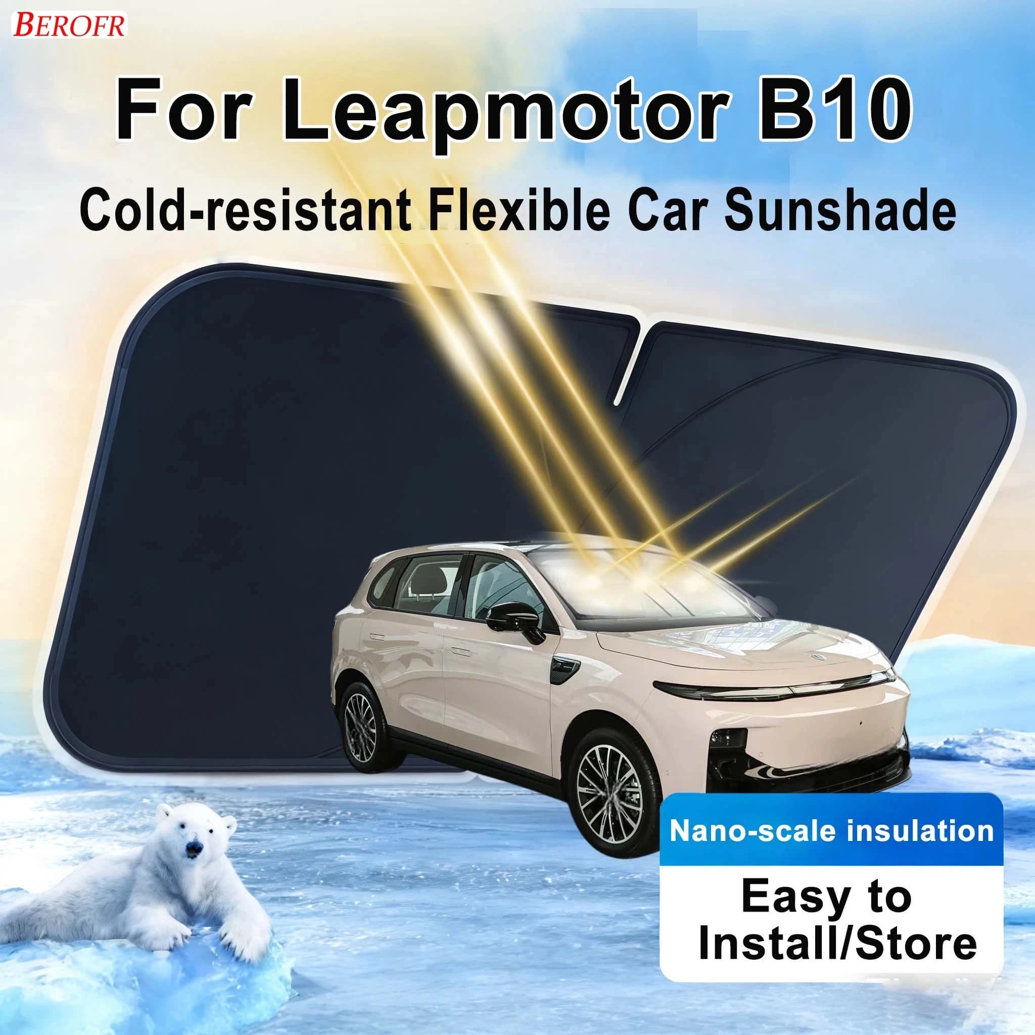 For Leapmotor B10 2025-2026 Car Windshield Sunshade Cover Front Window Sun Shade Heat Insulation Summer Auto Accessories