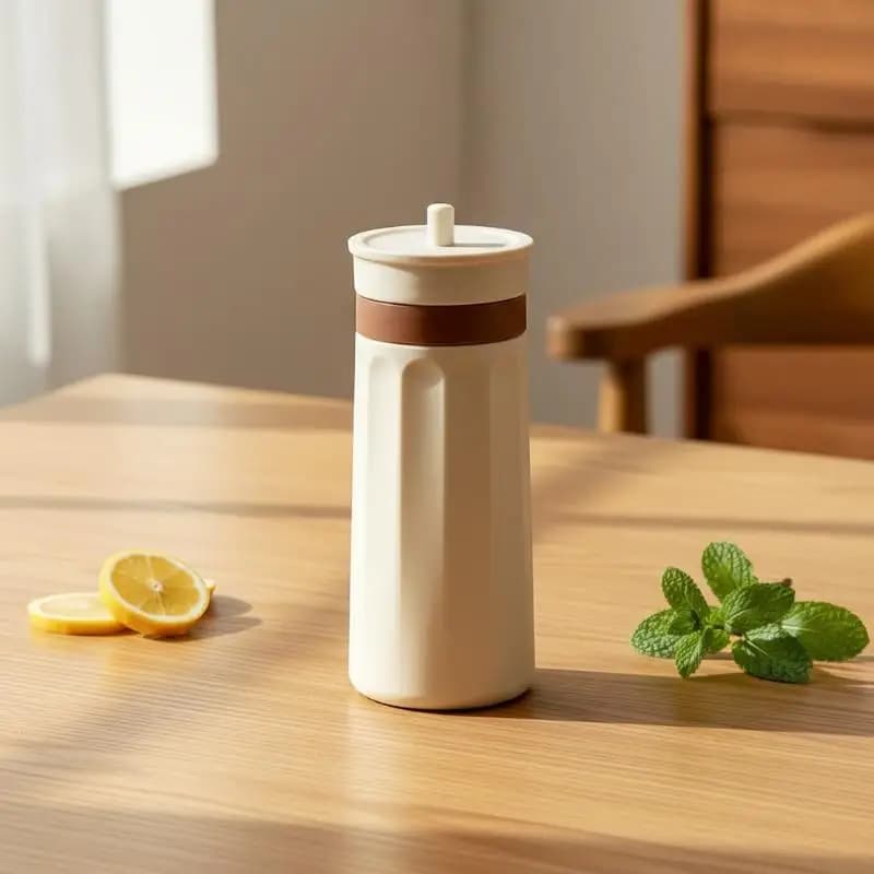 Functional 2In1 Ice Ball Mold Water Bottle for Quick Refreshment Anywhere