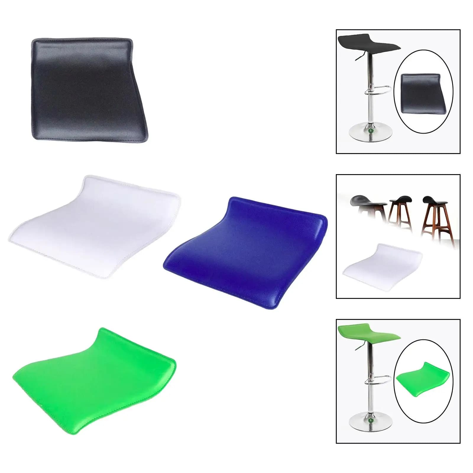 Sostituzione del sedile del sgabello da bar in PVC Resistente all'usura Comodo comodo accessorio per sgabello da bar da cucina per bar e soggiorno domestico