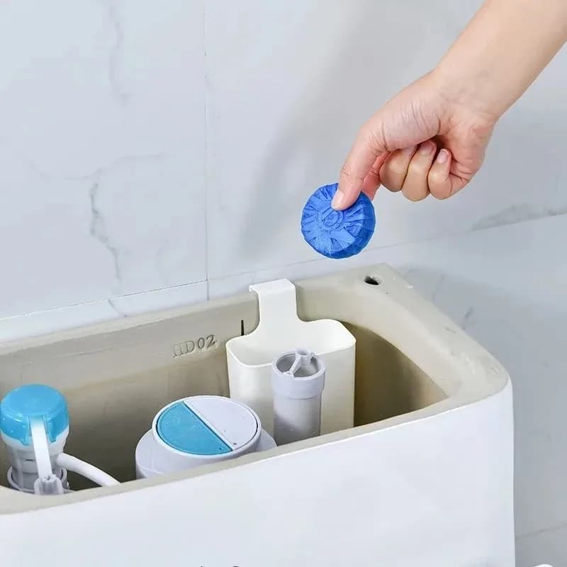 Toilet Bowl Cleaner Buffer Box,Toilet Solid Dispenser-Tank Replacement Part,Hanging Slow-Release Dispenser,Extends Cleaning Time