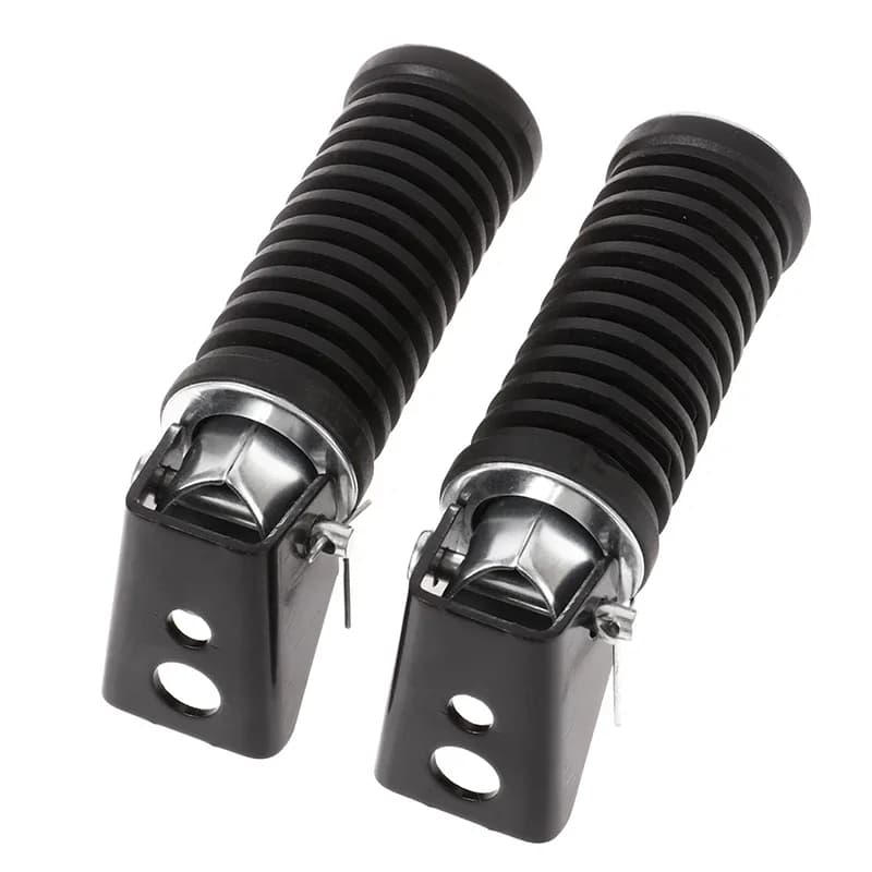1 paio di pedane universali per moto, supporto per pedale moto per GS125 GN125, pedali poggiapiedi per la maggior parte delle motociclette