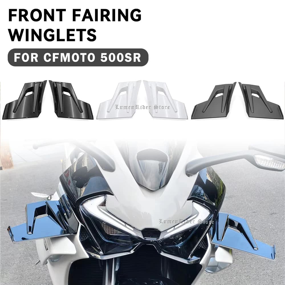For CFMOTO 500SR 500 SR New Motorcycle Fairing Winglets Side Duct Cover Aerodynamic Wind Deflector Airflow Spoiler Cover
