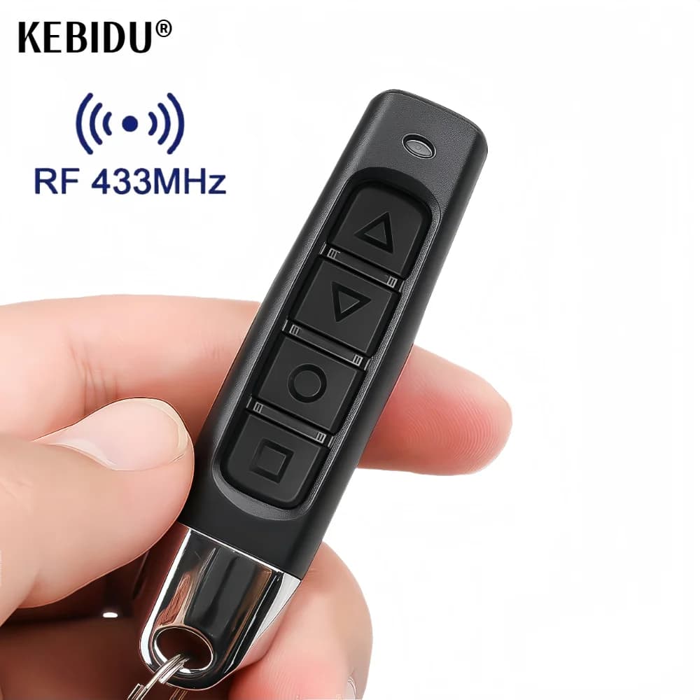 KEBIDU 433 MHz Copia Automatica Telecomando Elettrico Garage Apriporta Duplicatore di Controllo Remoto Clone Clonazione Trasmettitore di Codice