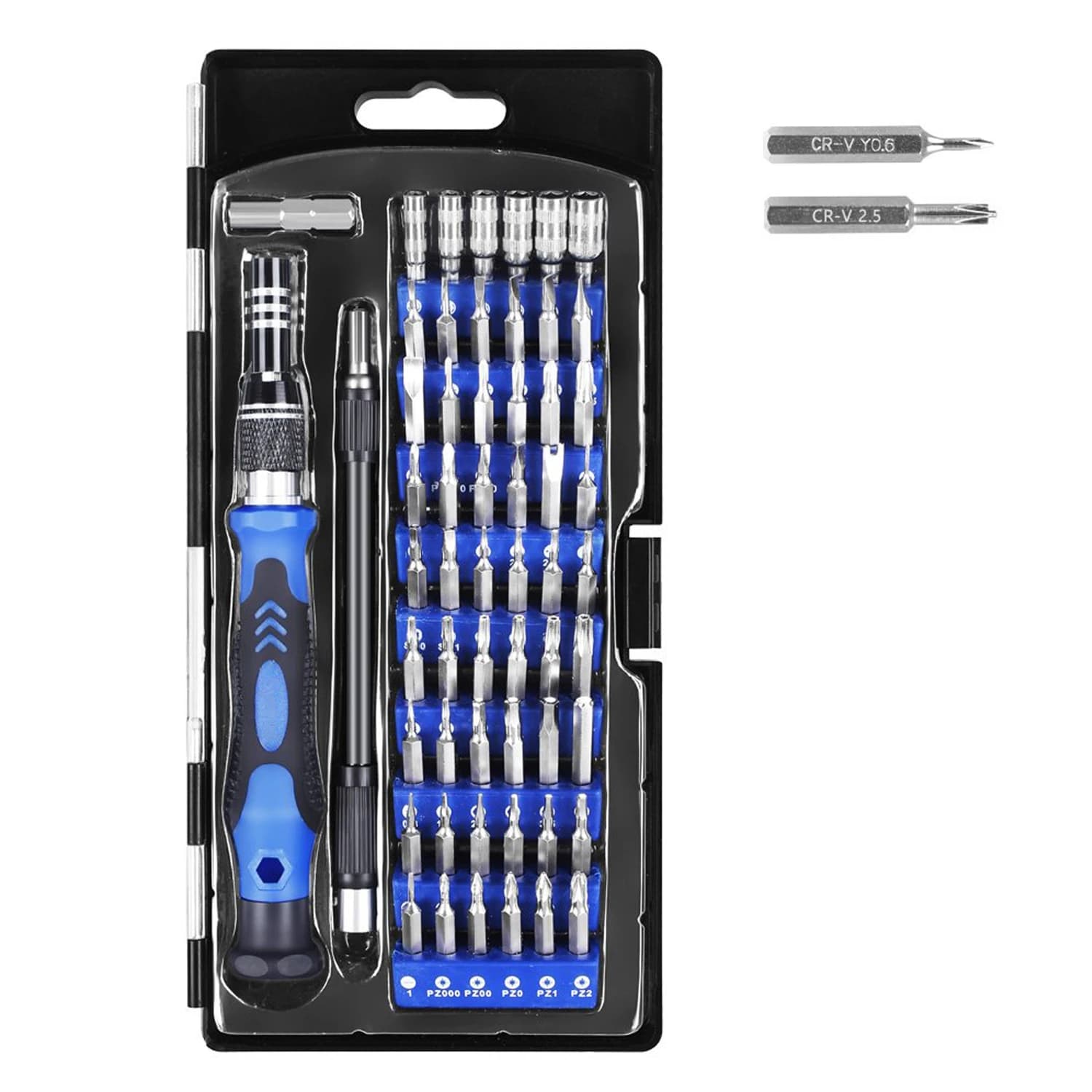 56 Kit cacciavite a posizione magnetica, kit di strumenti di riparazione, laptop, PC, fotocamera, console di gioco, occhiali.