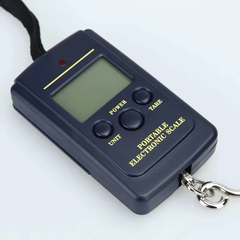 Mini Fishing Luggage Travelling Hanging Hook 40kg Digital Electronic Scale Without Backlight Bubble Bags Kitchen Weighing Tools