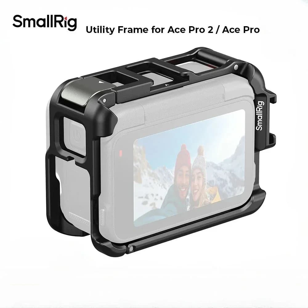SmallRig Ace Pro / 2 action camera cage Multi-functional action room cage for Insta360 Ace Pro / Ace Pro 2 Quick release