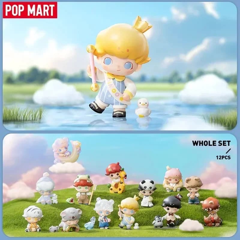 POP MART Dimoo Animal Kingdom Series Blind Box Toys Kawaii Anime Action Figure Caixa Caja Surprise Mystery Box Bambole Ragazze Regalo